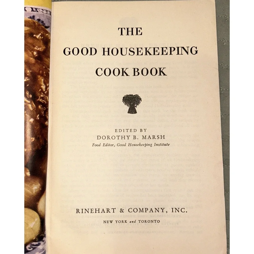 VINTAGE 1949  THE GOOD HOUSEKEEPING COOKBOOK‎